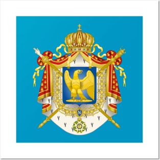 Imperial Coat of Arms of France (1804-1815) Posters and Art